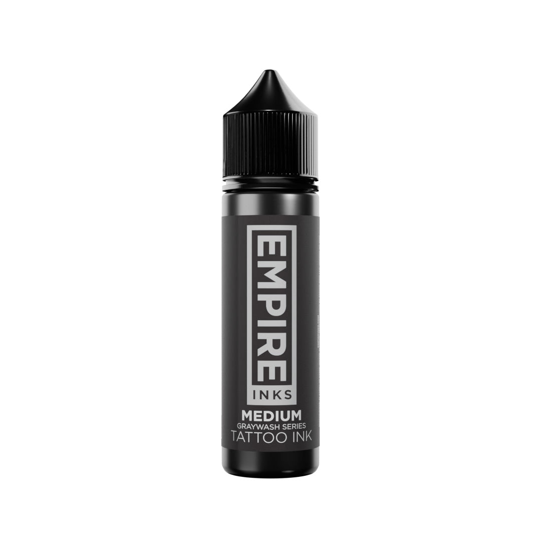 Empire Inks Graywash Medium 2 oz, bouteille d'encre de tatouage