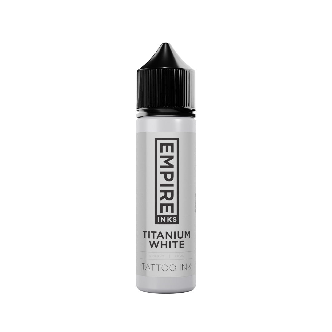 Empire Inks Titanium White 2 oz, bouteille d'encre de tatouage