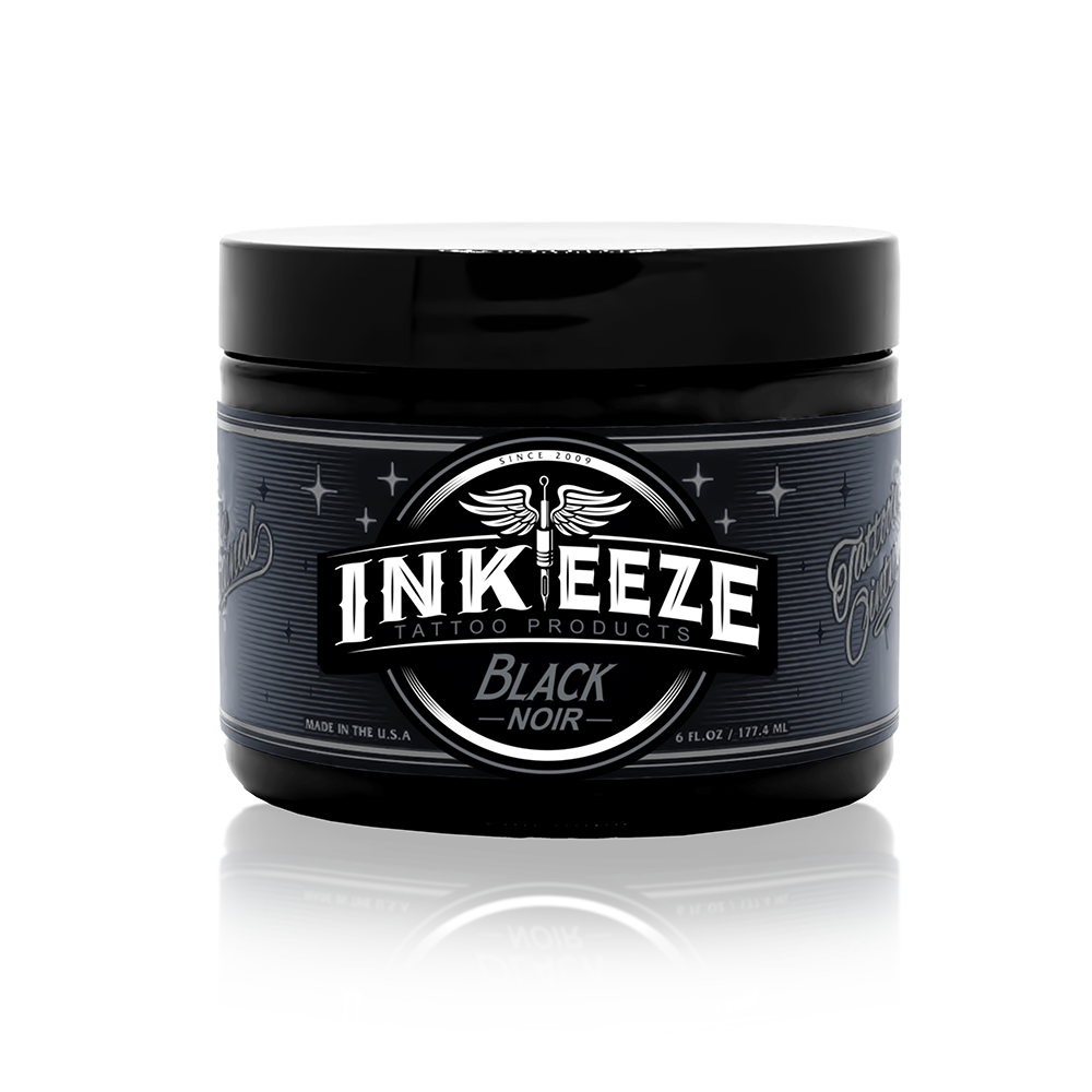 INK EEZE Black tattoo ointment 6 oz jar — BNG Tattoo Supply