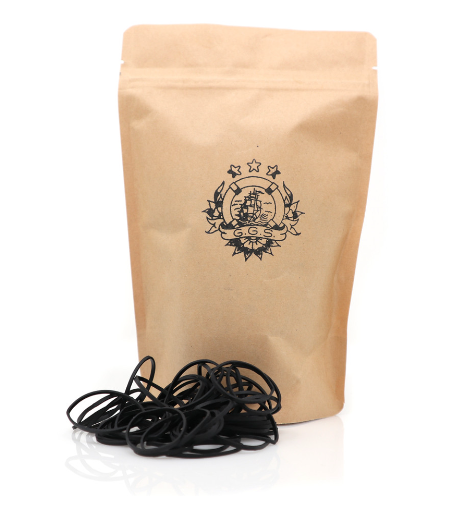 Rubber Bands (Thin) 500\Bags Black