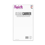Paquet de feuilles de support Spirit 16 pouces, transparent — BNG Tattoo Supply