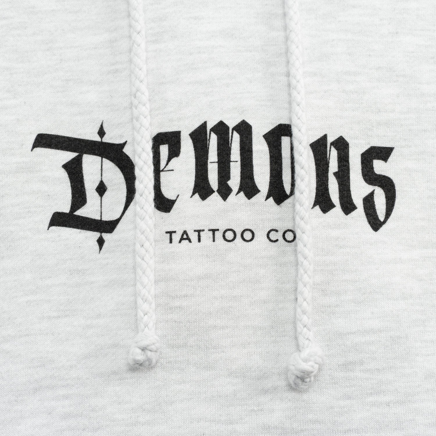 Demons Tattoo Co. Hoodie — Grey