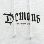 Demons Tattoo Co. Hoodie — Grey