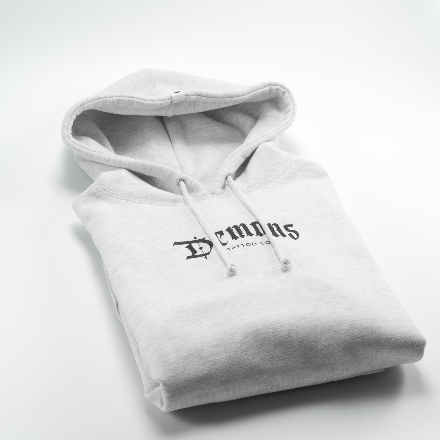 Demons Tattoo Co. Hoodie — Grey