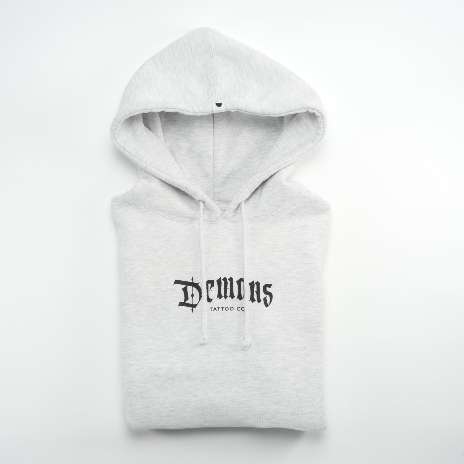 Demons Tattoo Co. Hoodie — Grey