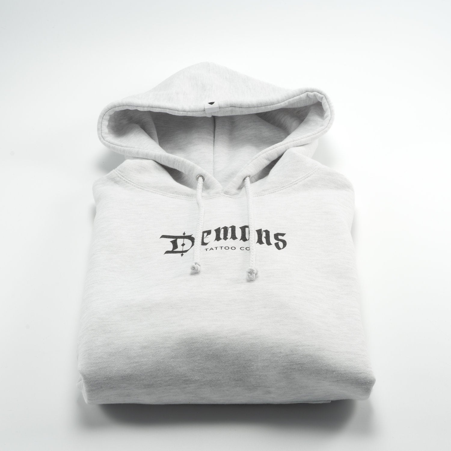 Demons Tattoo Co. Hoodie — Grey
