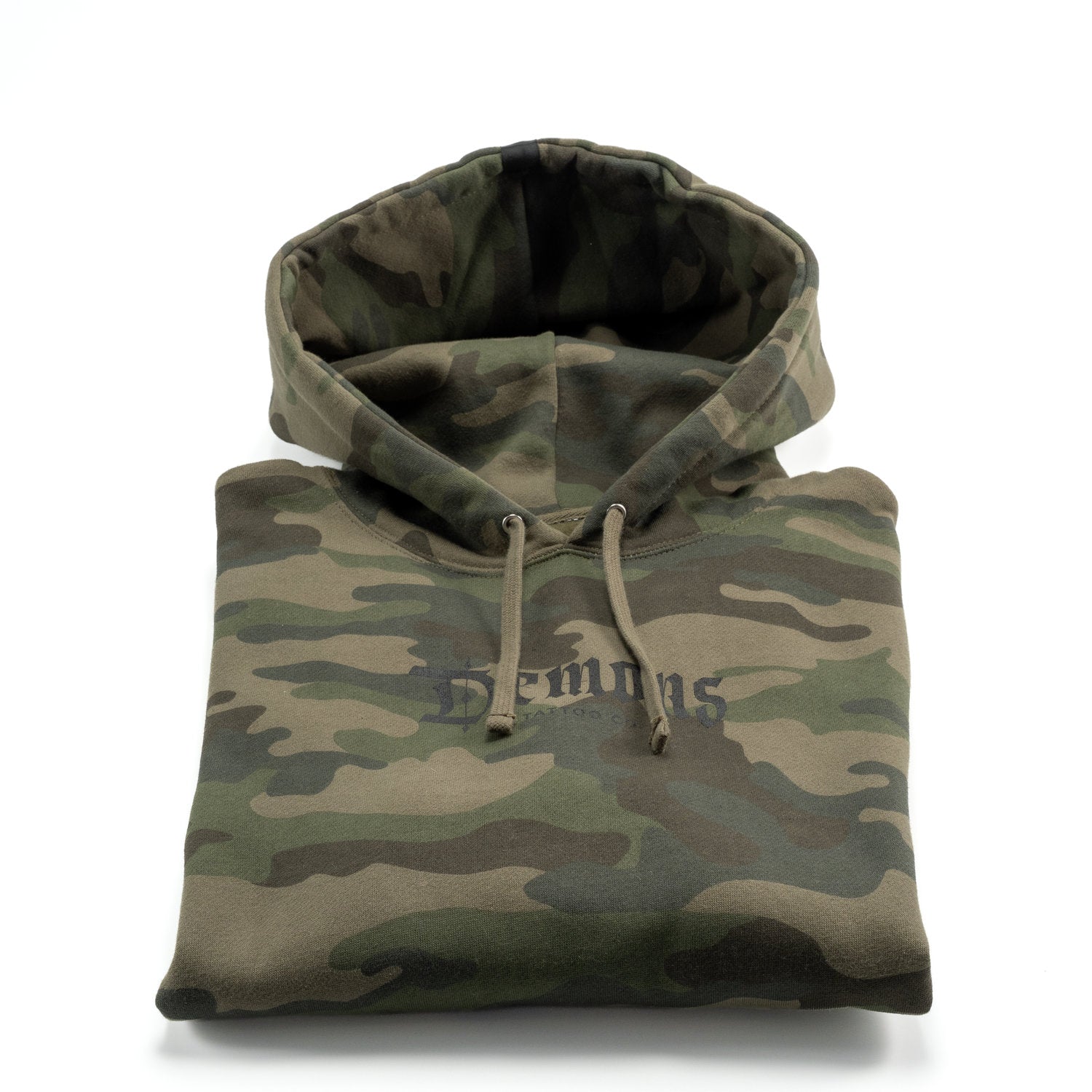 Demons Tattoo Co. Hoodie — Camo