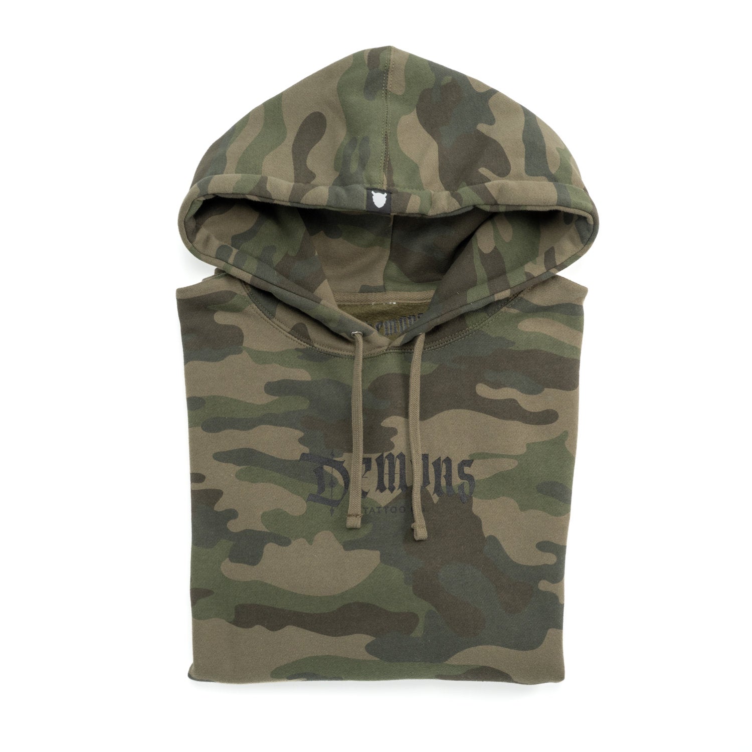 Demons Tattoo Co. Hoodie — Camo