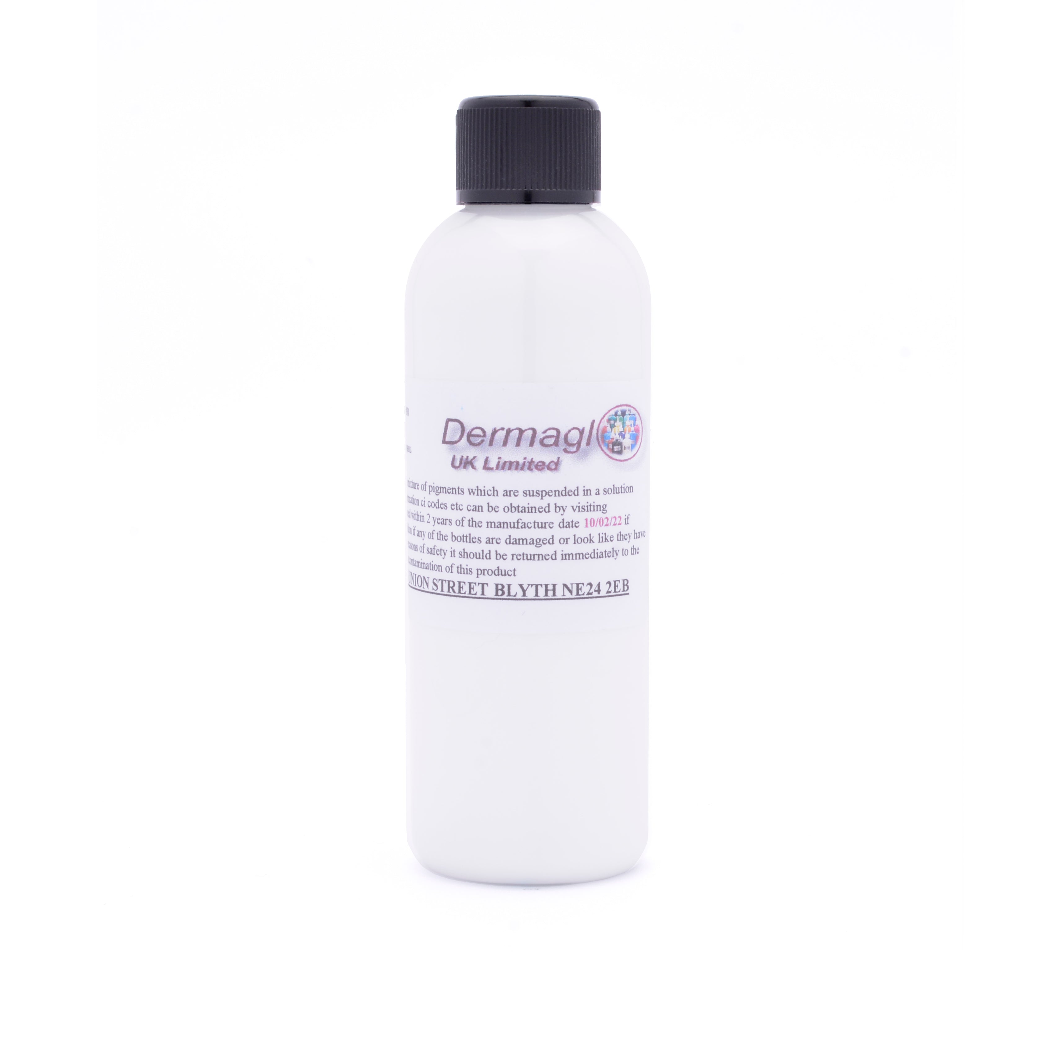 Dermaglo White tattoo ink bottle — BNG Tattoo Supply