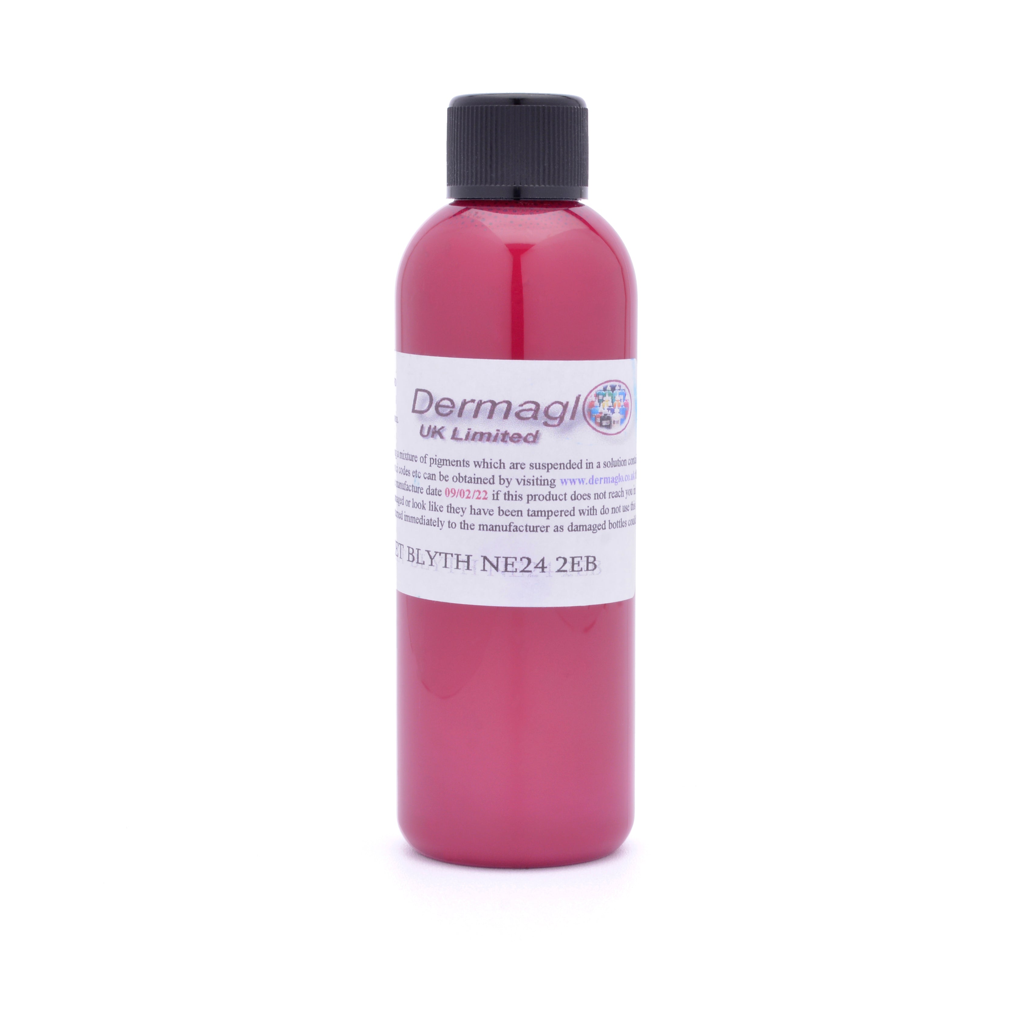 Dermaglo Magenta tattoo ink bottle — BNG Tattoo Supply
