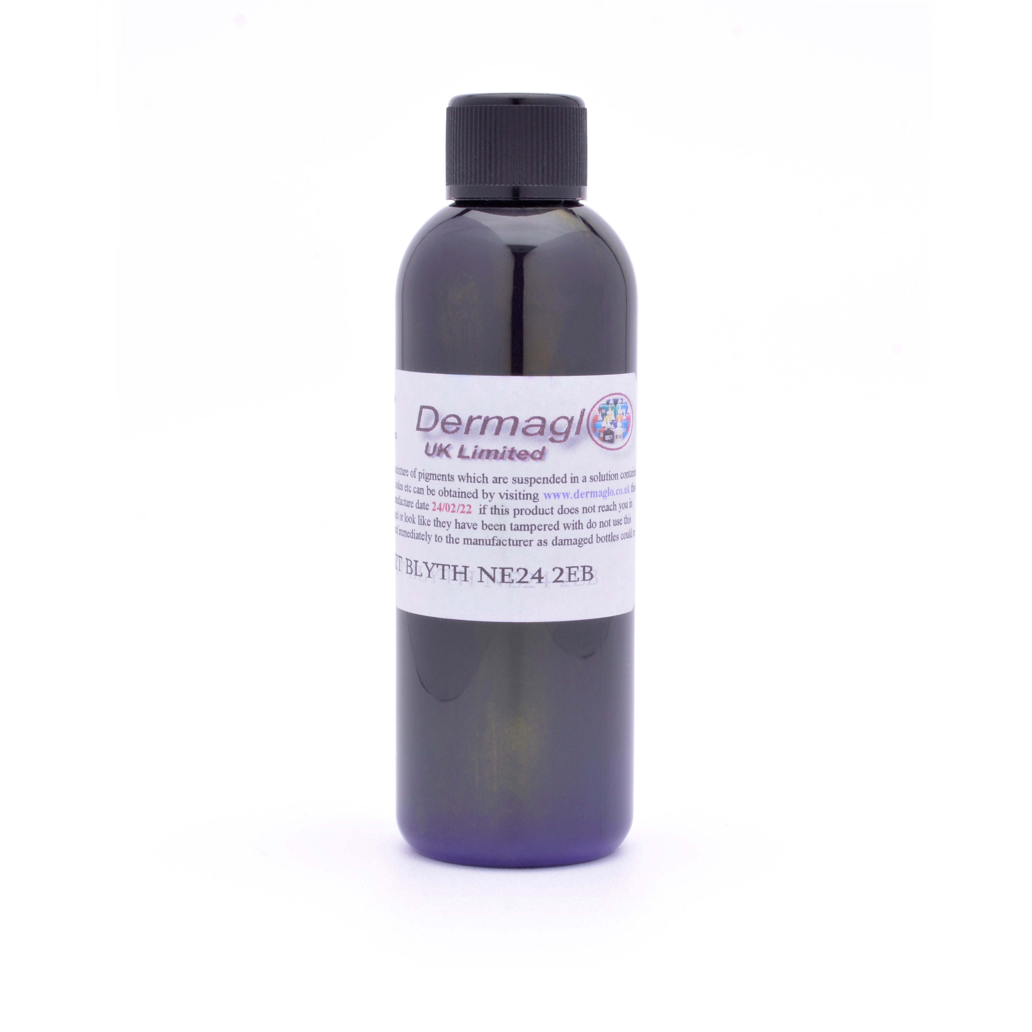 Dermaglo Violet tattoo ink bottle — BNG Tattoo Supply