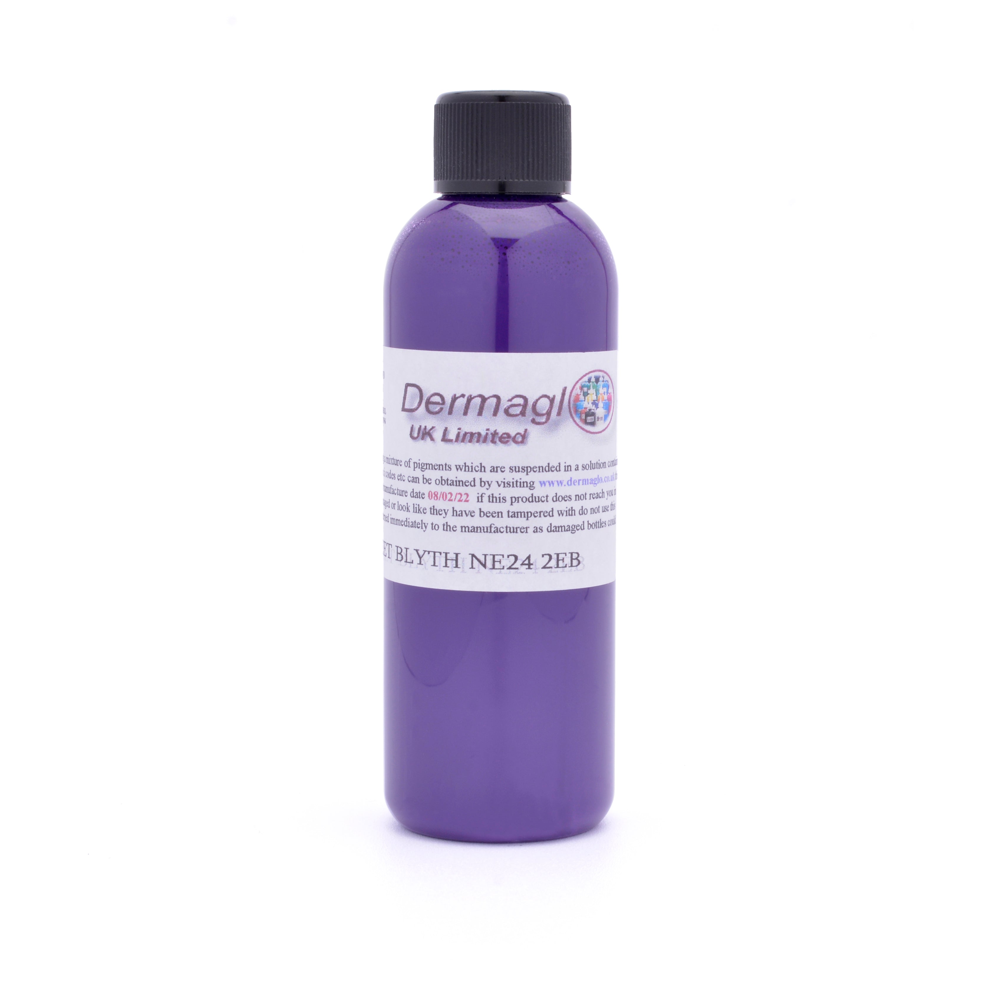 Dermaglo Plum tattoo ink bottle — BNG Tattoo Supply