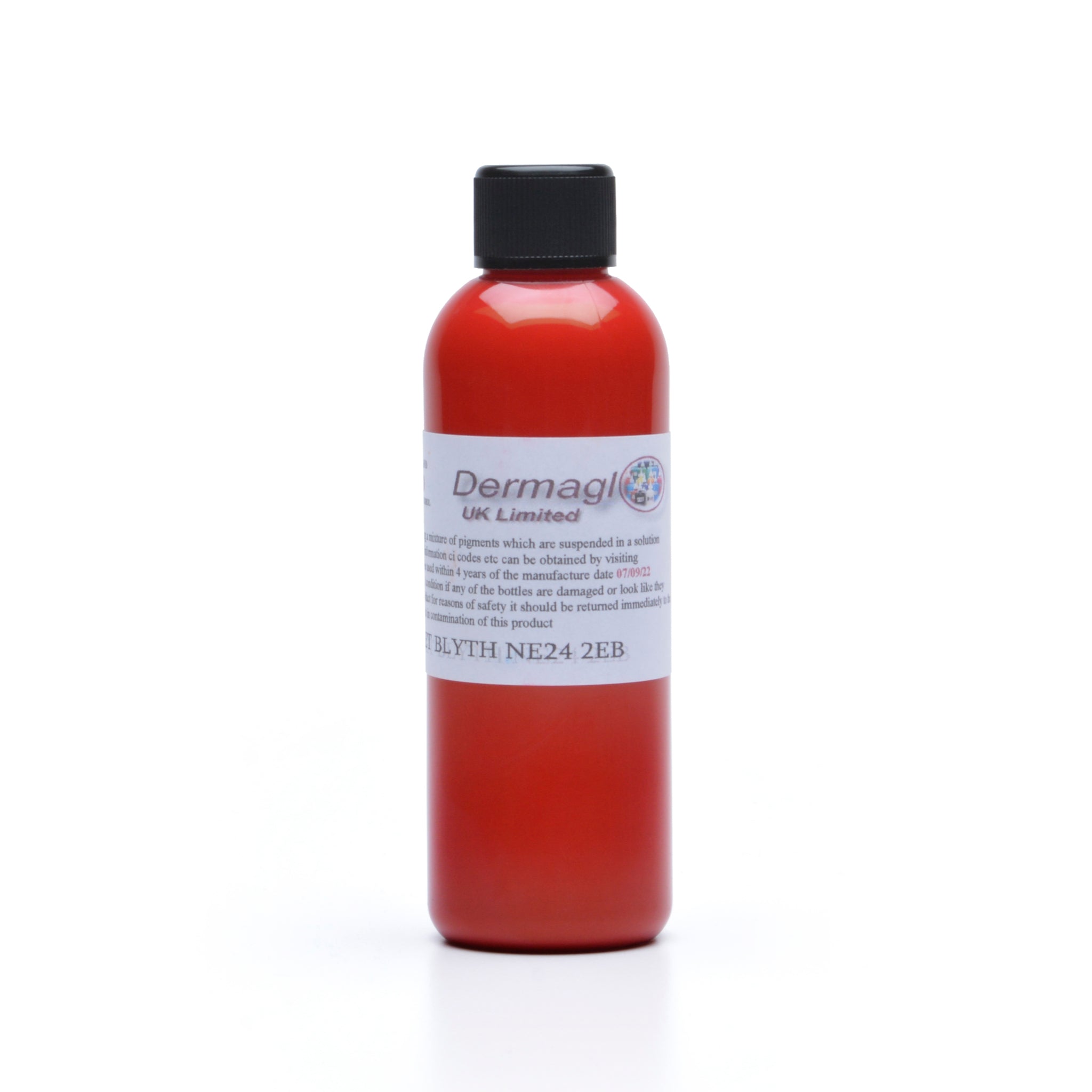 Dermaglo True Love Red tattoo ink bottle — BNG Tattoo Supply
