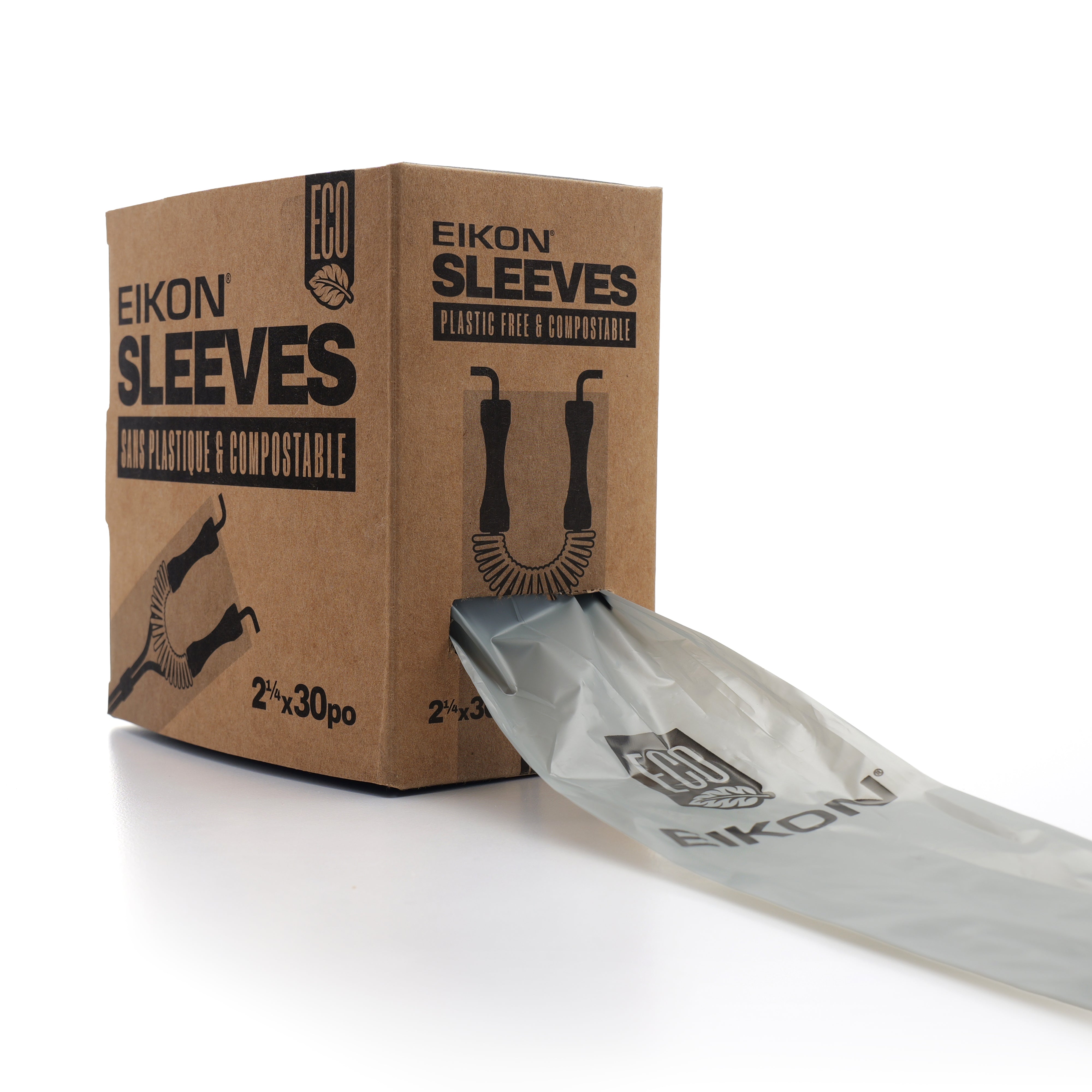 Eikon ECO clipcord sleeves coming off the roll — BNG Tattoo Supply