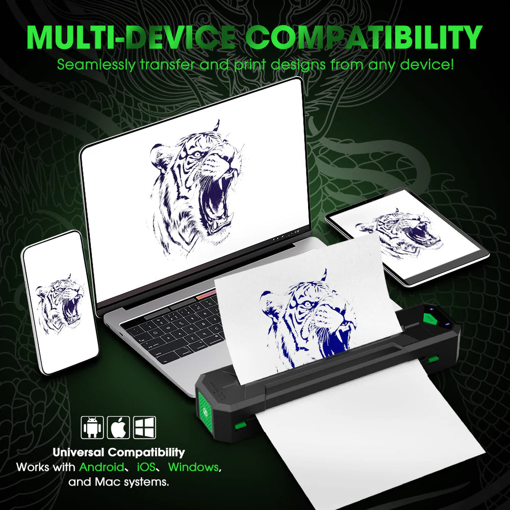 EZ Wireless Printer Multi-device compatibility seamlessly transfer
