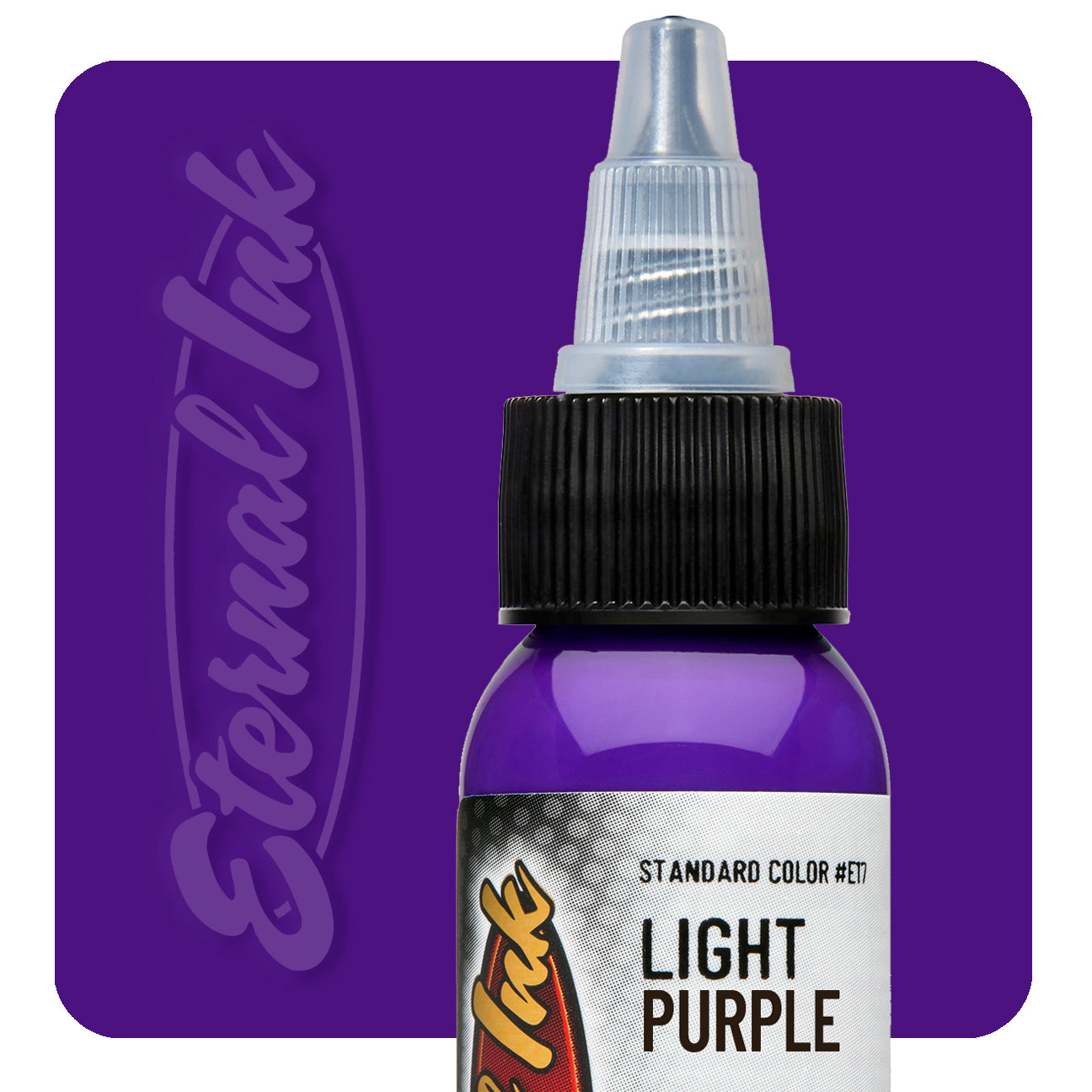 Eternal Ink Light Purple tattoo ink bottle swatch — BNG Tattoo Supply