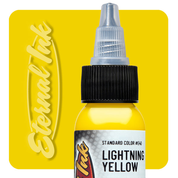 Eternal Ink Lightning Yellow Tattoo Ink — Standard Colors