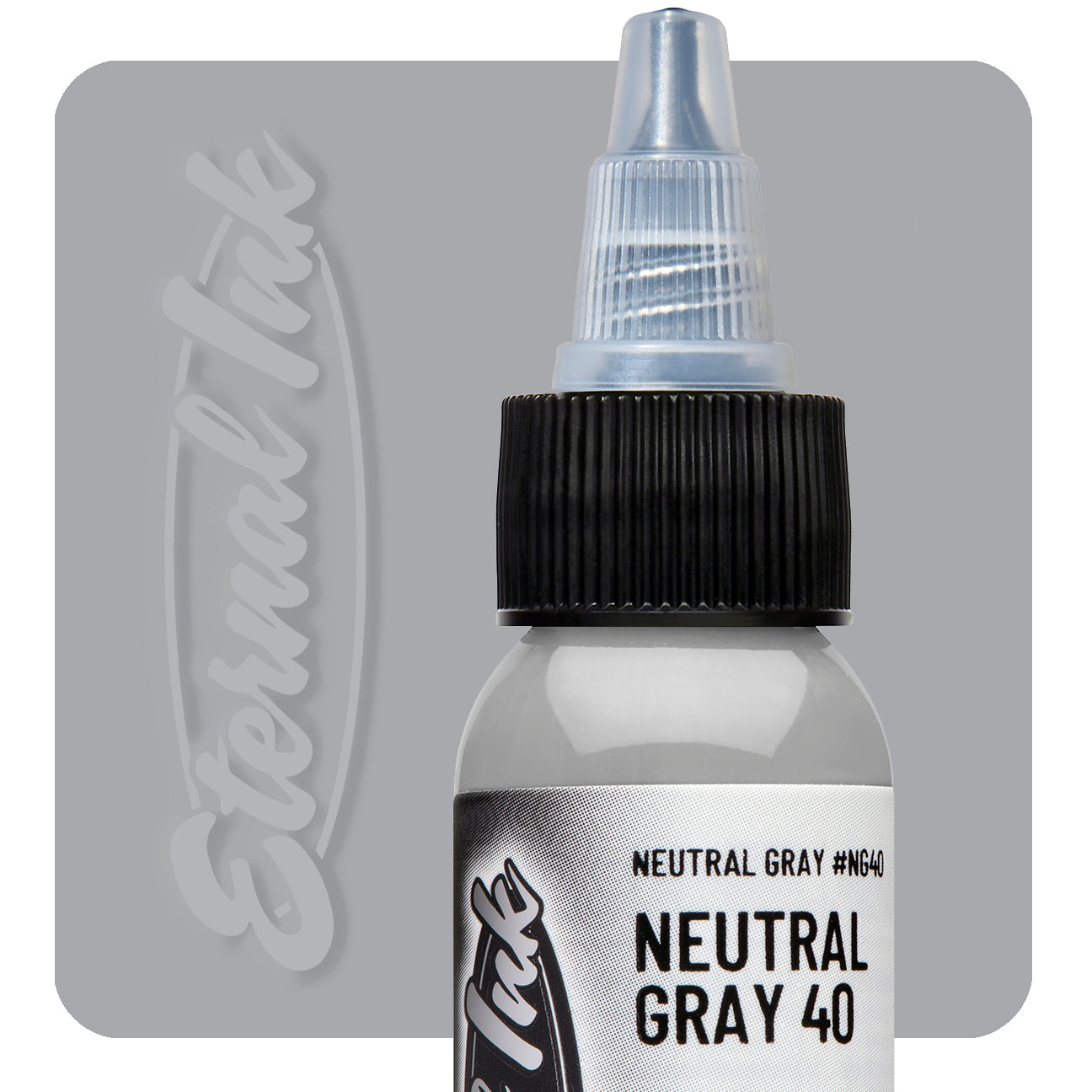 Eternal Ink Neutral Gray 40 2oz tattoo ink bottle