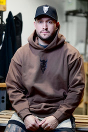 Demons Hoodie Brown