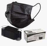 BNG Tattoo Supply Black Disposable Tattoo Face Masks