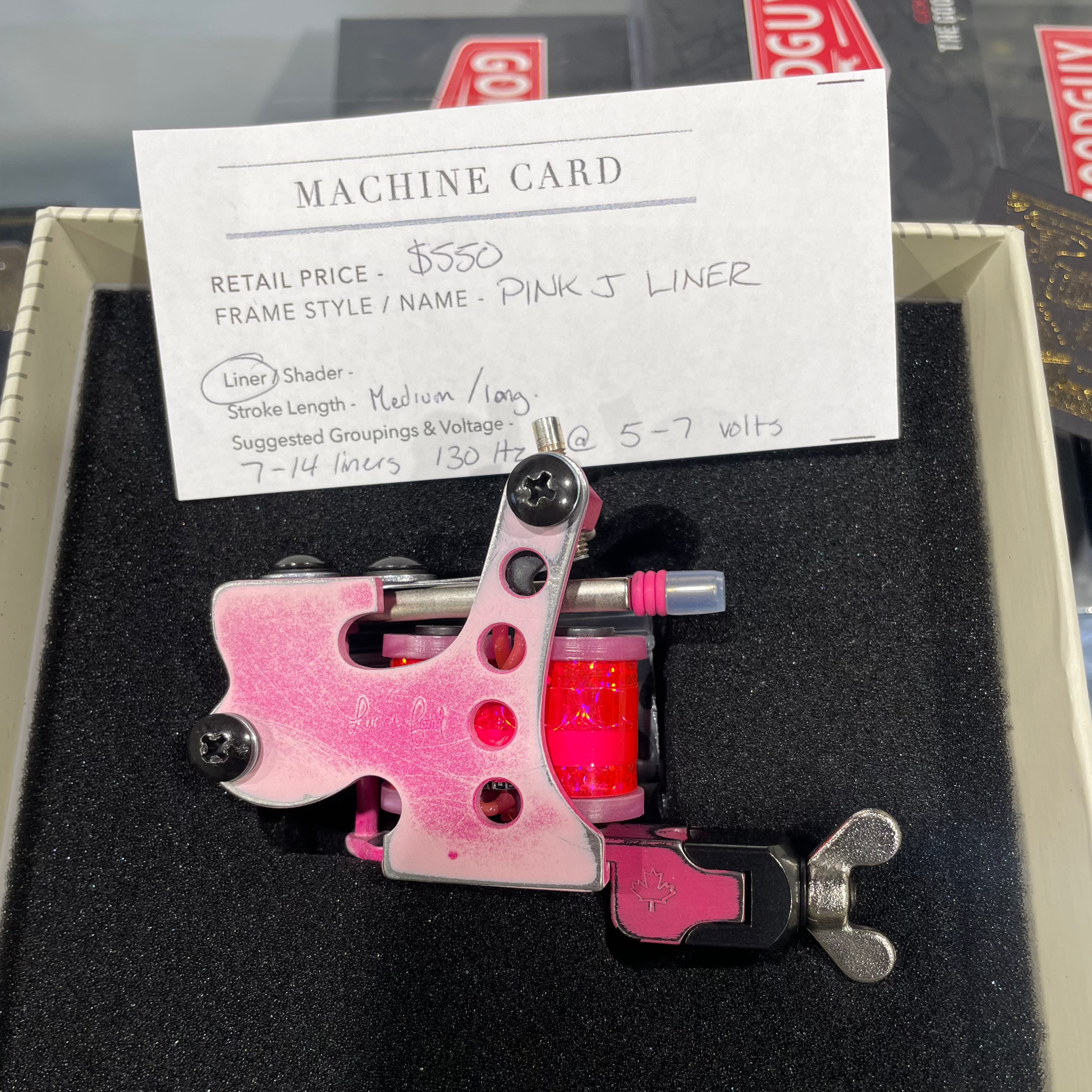 Lucas Ford Pink J Liner