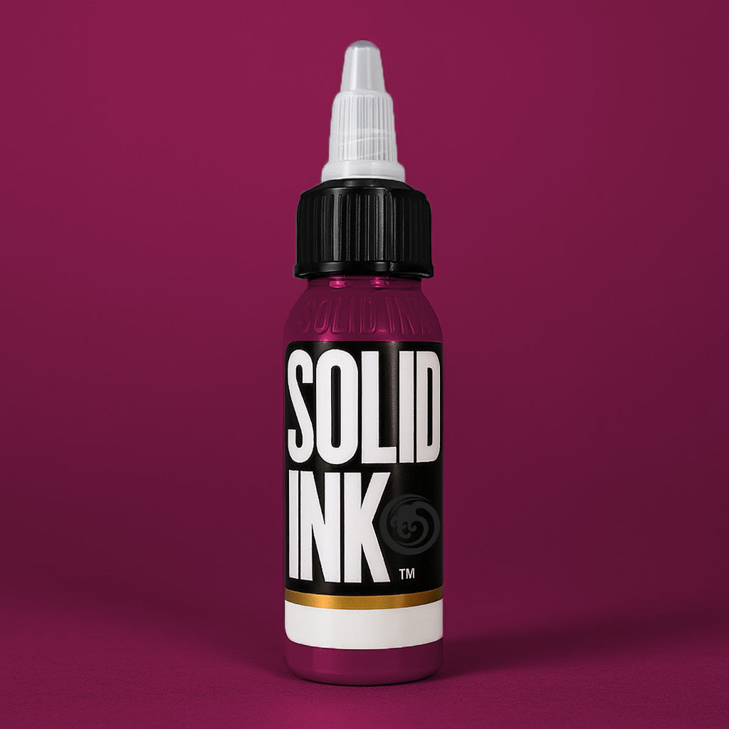 Solid Ink Malbec tattoo ink bottle 2 oz