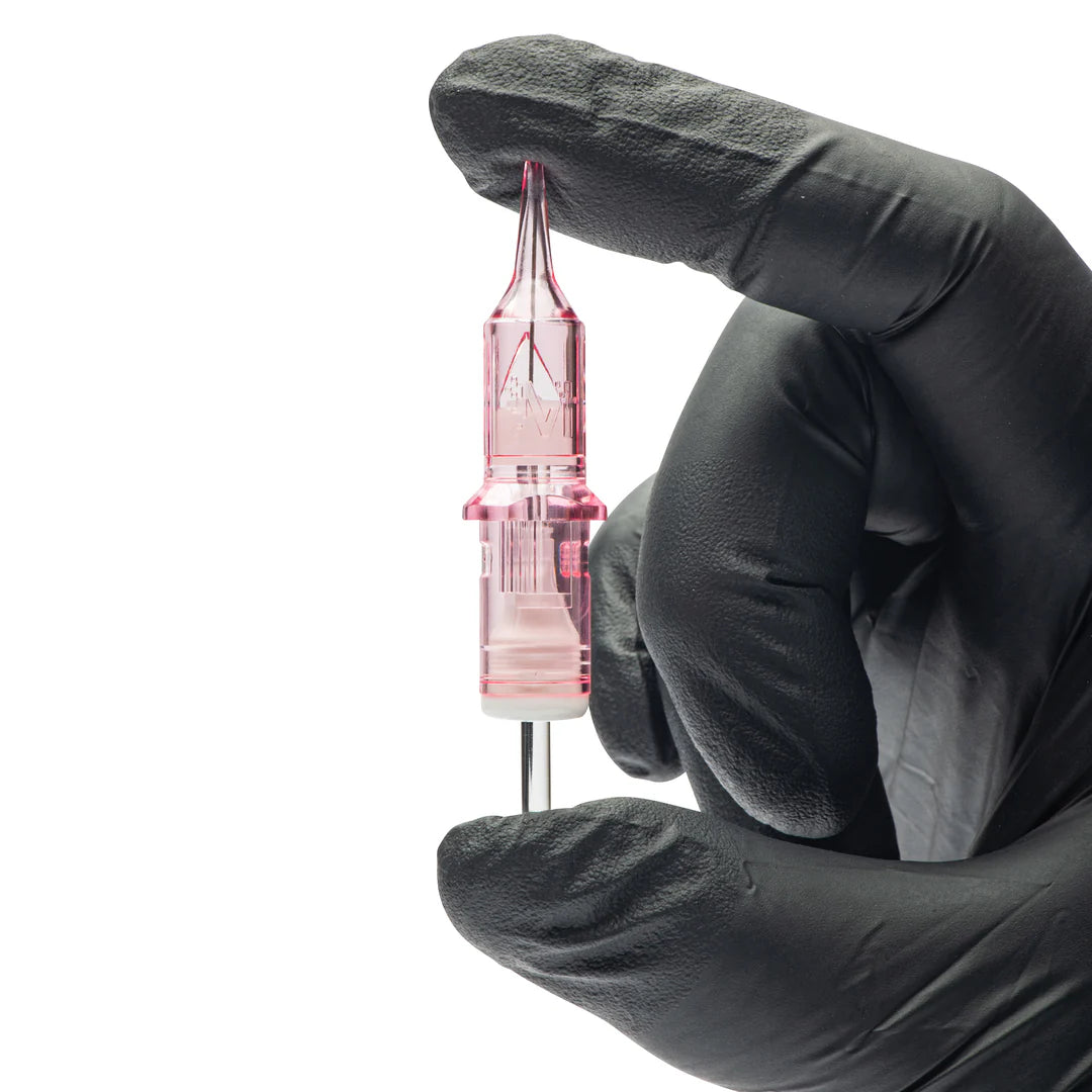 Crafted with sharp and strong needles, each stroke delivers a direct and quick deposit into the skin