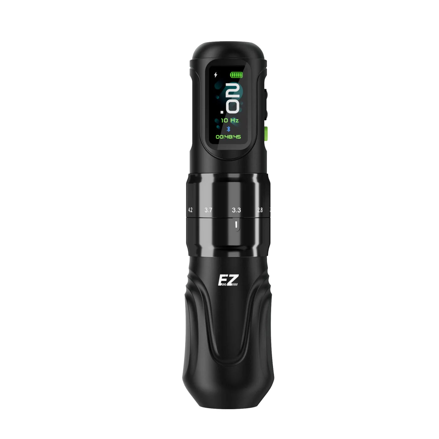 EZ P6 wireless tattoo machine black side view — BNG Tattoo Supply