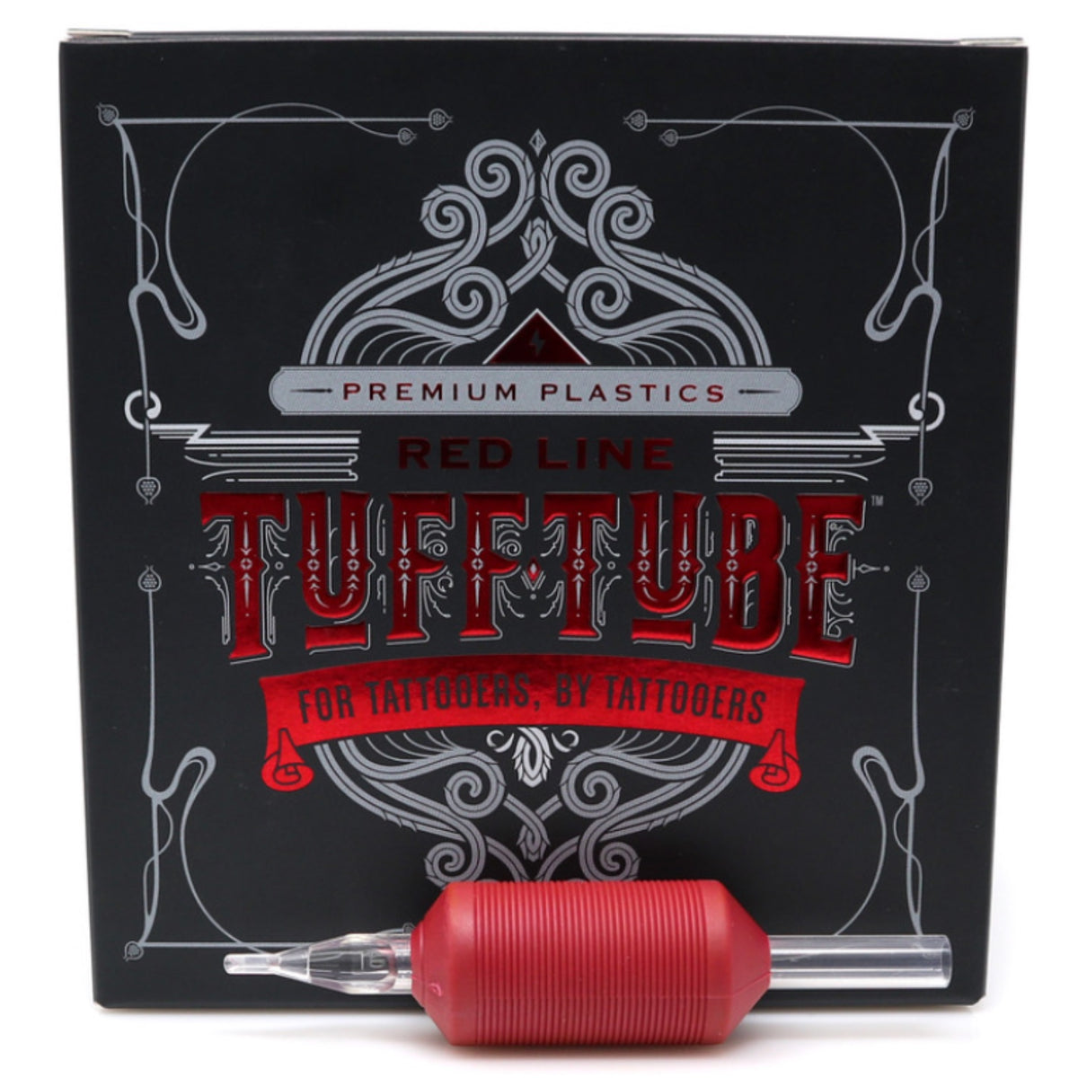 Red Line Tuff Tube Diamond | Tattoo Grip — BNG Tattoo Supply