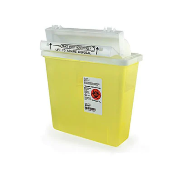SharpSafety™ In Room™ 5 Quart Sharps Container (4.73 L)
