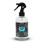 Spray Stuff is revolutionary because it keeps the stencil on the skin longer. Ideal for people who work freehand or who do projects over several days