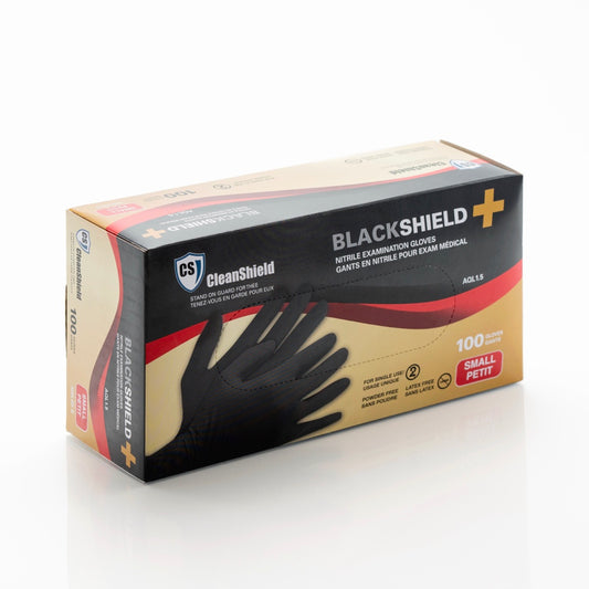 Black Shield+ Nitrile Gloves  6 Mil