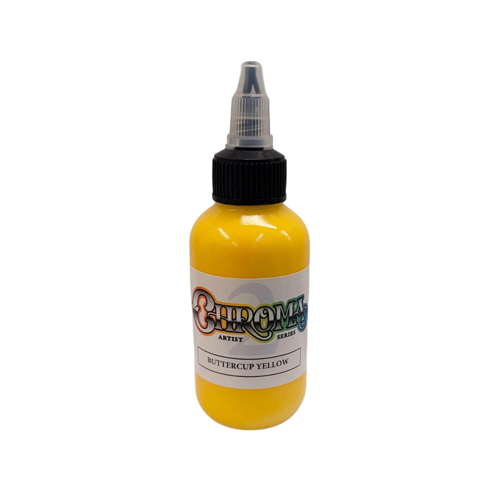 Chroma Buttercup Yellow Tattoo Ink — Made in USA | BNG Tattoo Supply Canada