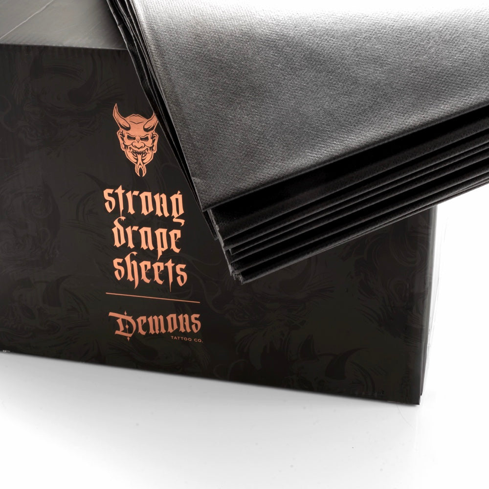 Demons Strong Drape Sheets ( Black ) 40"x48"