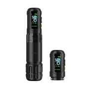 EZ P6 Turbo direct drive wireless tattoo machine in black with extra battery