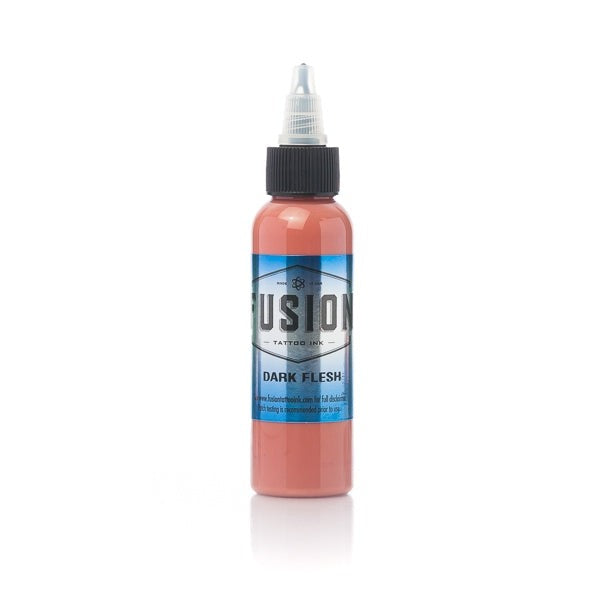 Fusion Ink Dark Flesh tattoo ink bottle — BNG Tattoo Supply Canada