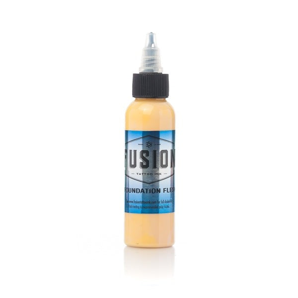 Fusion Ink Foundation Flesh 1 oz tattoo ink bottle — BNG Tattoo Supply Canada