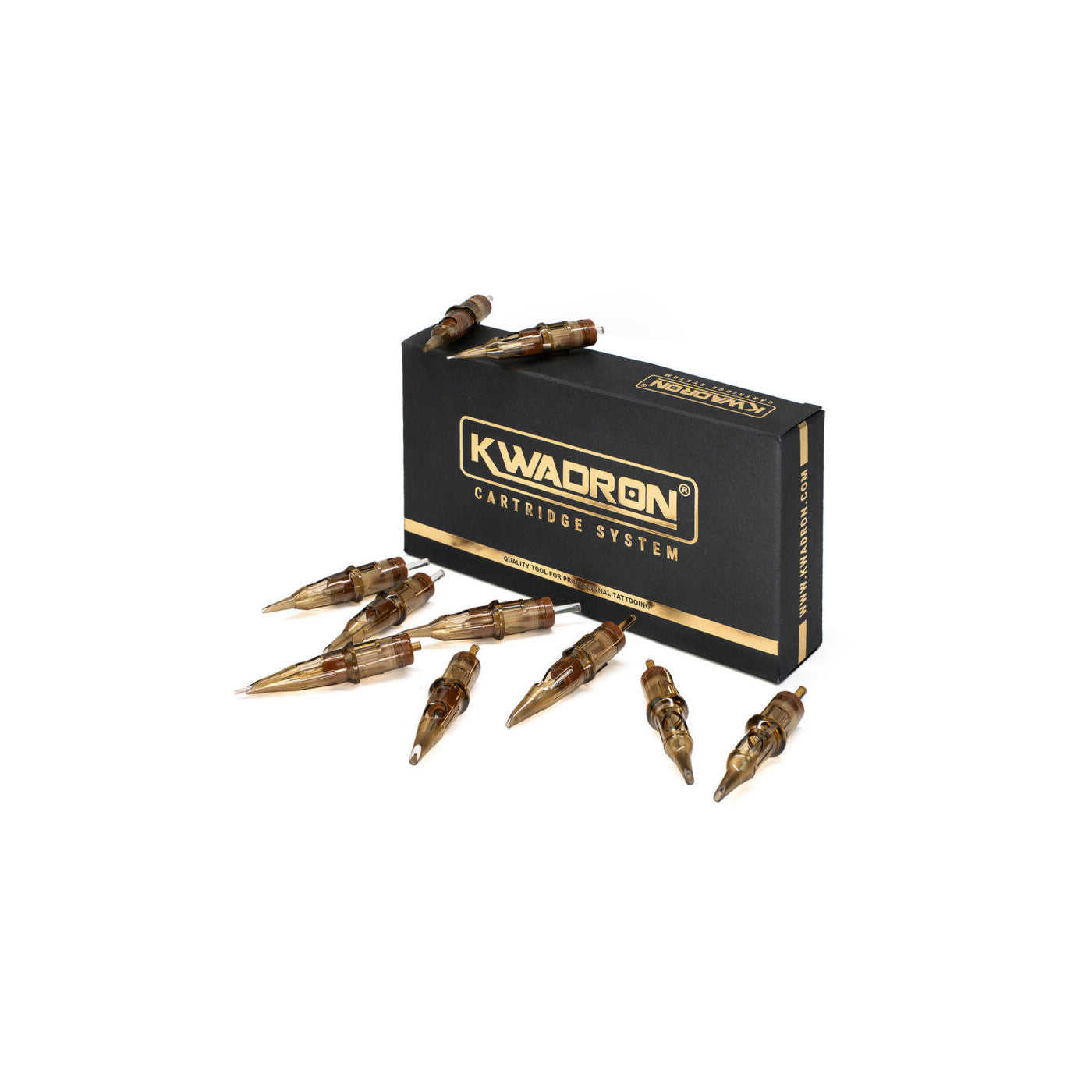 Kwadron Cartridge System box with round shader cartridges — BNG Tattoo Supply