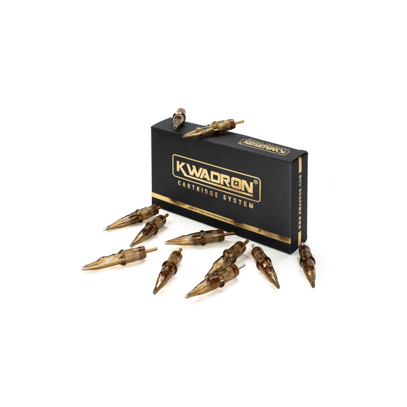 Kwadron Cartridge System box with round liner cartridges — BNG Tattoo Supply