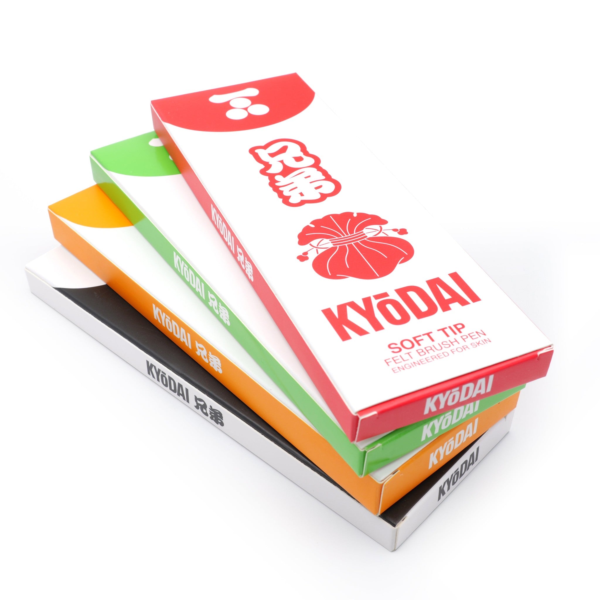 Kyodai Soft Tip skin markers, boxes of 5 in several colors