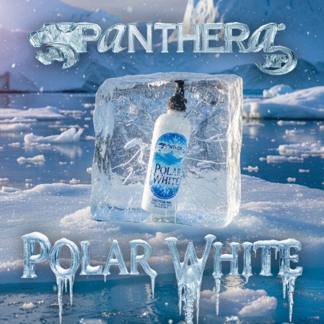 Panthera Ink Polar White Solid — ultra-bright white tattoo ink, made in Italy