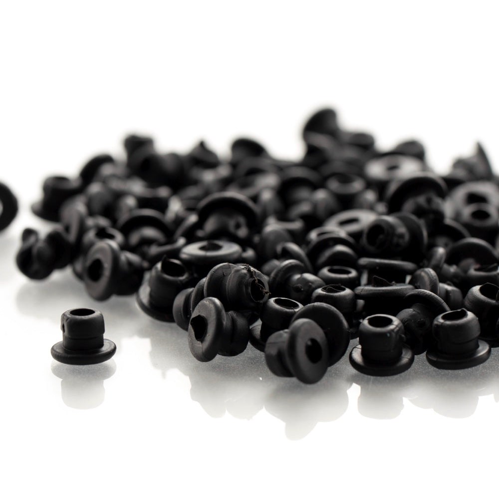 Rubber Nipples 100 pcs ( Black )