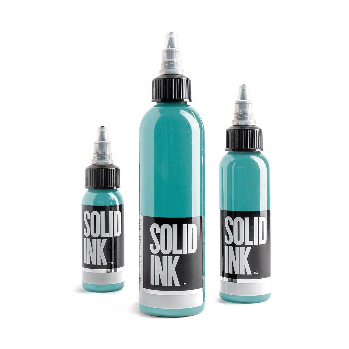 Solid Ink Tiffany tattoo ink bottles 1 oz, 2 oz and 4 oz