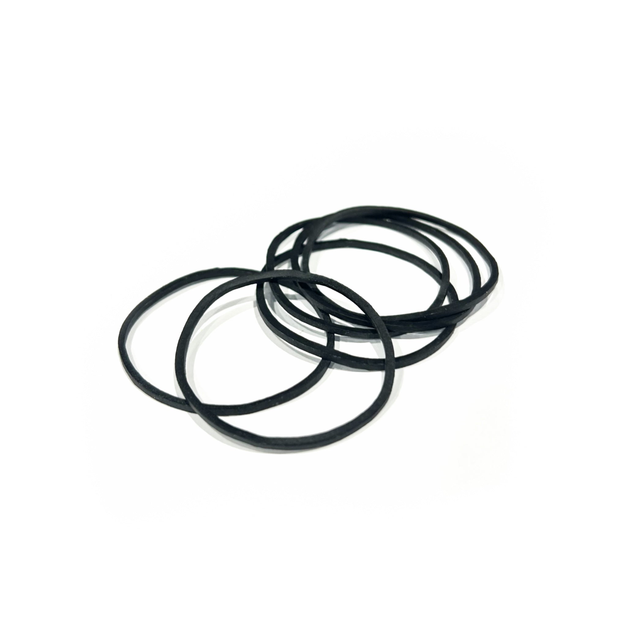 Black Rubber Bands ( Thin ) 100 pcs