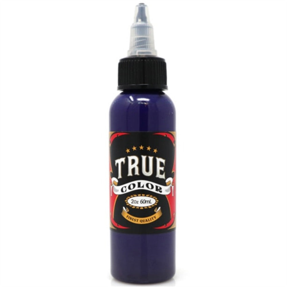 True Color Deep Blue 2 oz tattoo ink bottle — BNG Tattoo Supply Canada