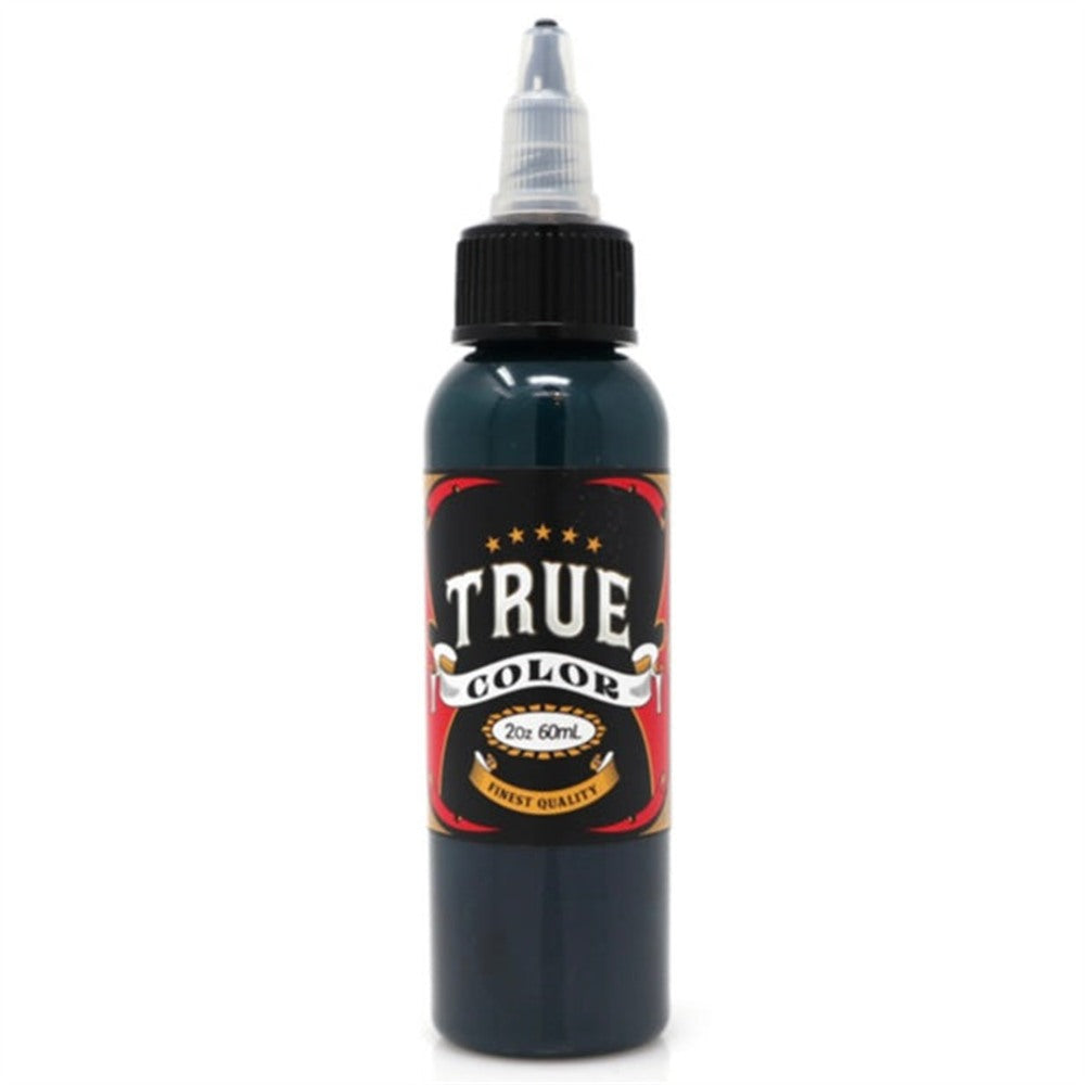 True Color Deep Green 2 oz tattoo ink bottle — BNG Tattoo Supply Canada